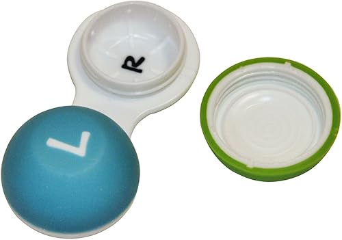 Flents Funda para lentes de contacto de agarre suave, tamaño de viaje, diseño a prueba de fugas, duradera y resistente, agarre suave, uso diario y