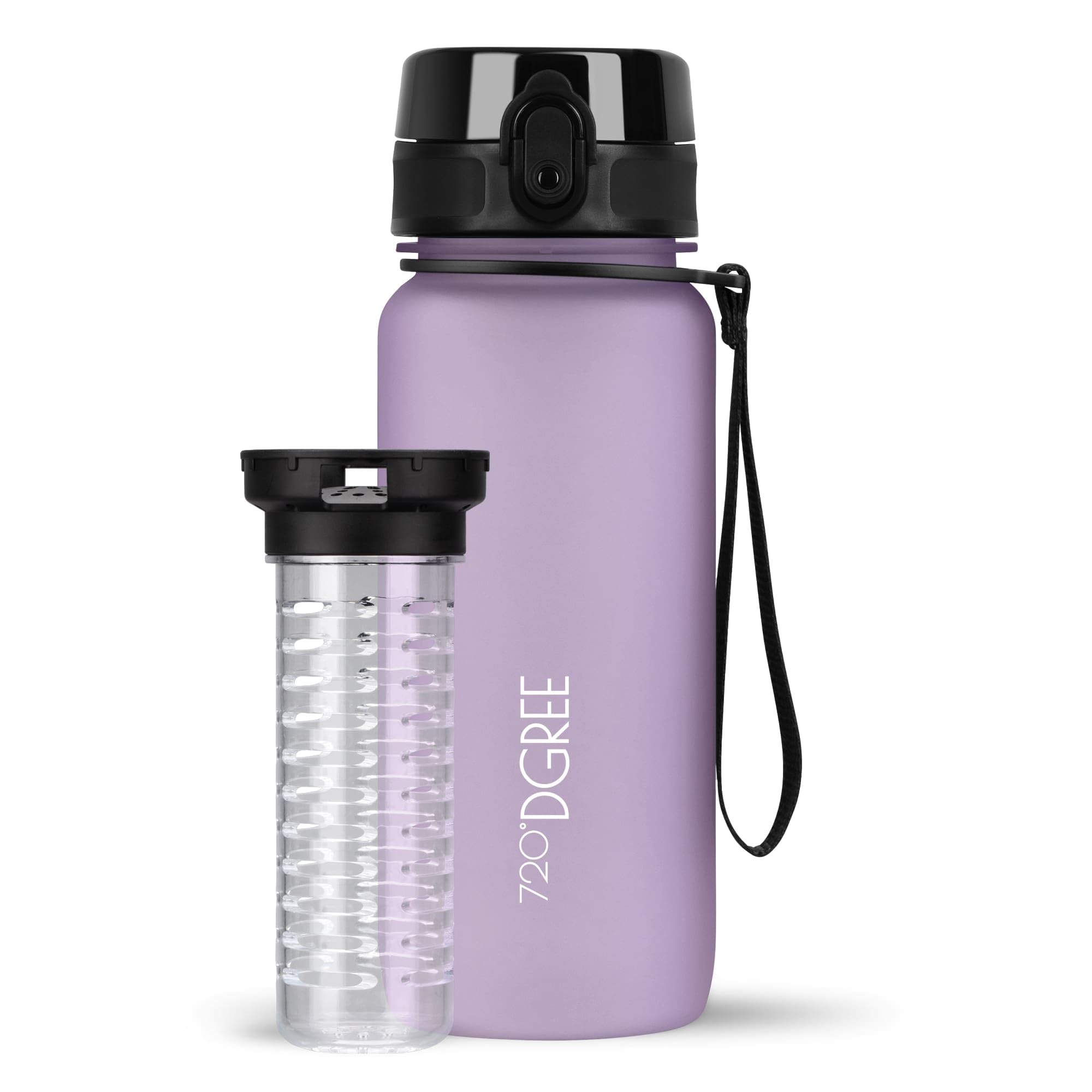 720°DGREE Botella Agua 1 Litro “uberBottle“ - Tamiz-Fruta, softTouch - Sin BPA, Prueba de Fugas, Reutilizable - Cantimplora, Water Bottle ideal para Deporte, Fitness, Gimnasio, Senderismo, Ciclismo — view 212