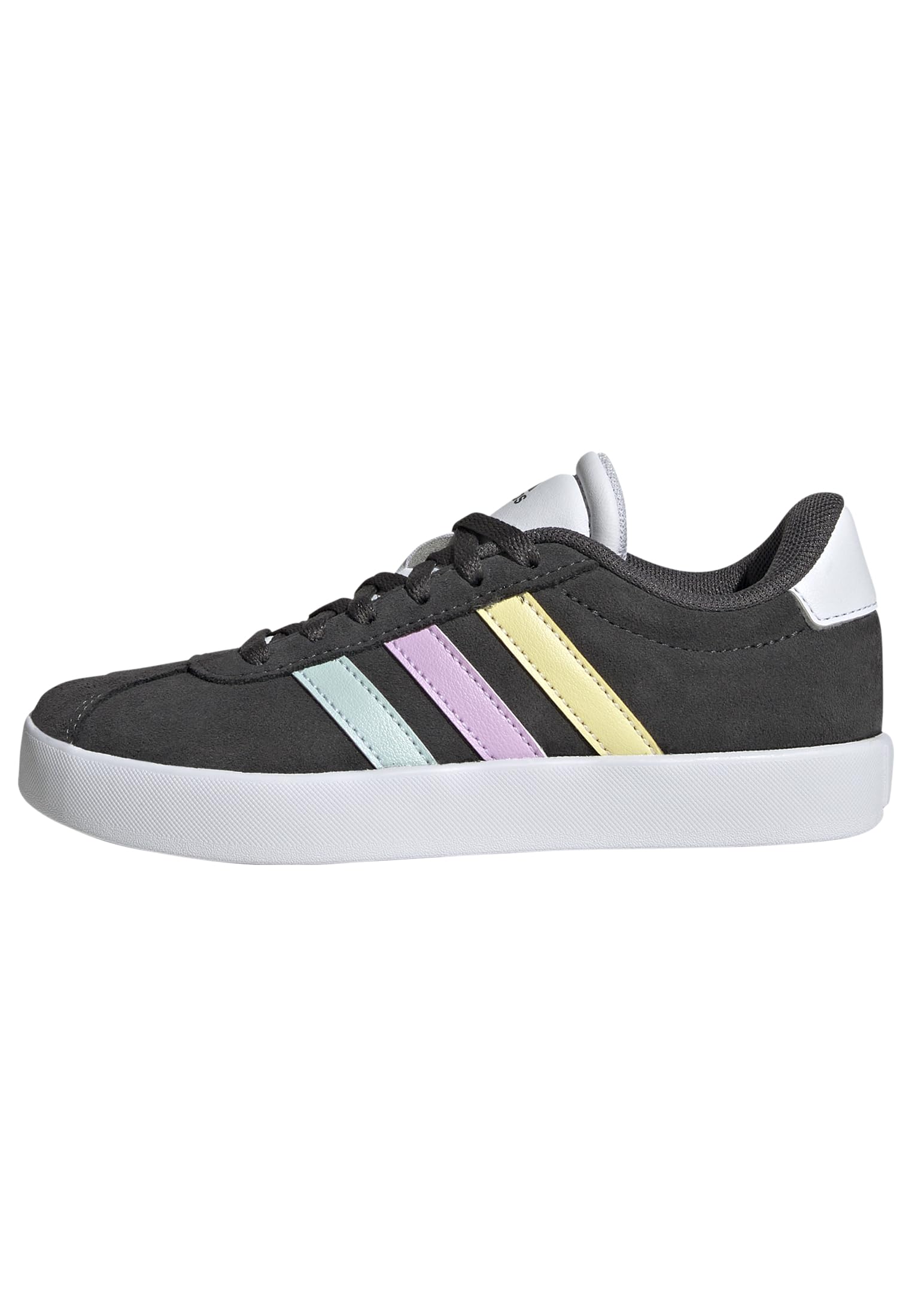 adidas VL Court 3.0 Shoes Kids, Grey six/Halo Mint/Bliss Lilac, 4.5 UK Child