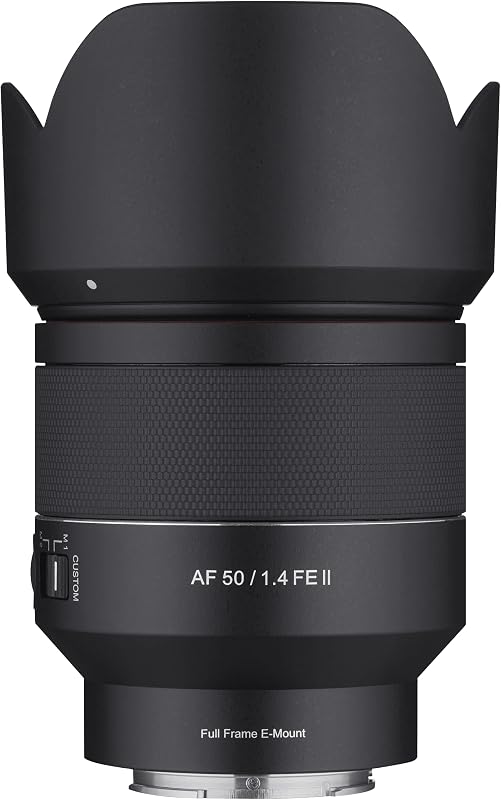 Samyang AF 50 mm f/1.4 Serie II Lente de enfoque automático de fotograma completo para Sony E (SYIO5014-E), negro (renovado)