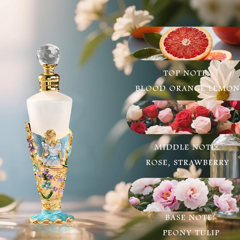Women's Floral Perfume Blood Orange Rose Strawberry Scent | 25ml Long-Lasting Niche Fragrance | Vegan, Sustainable Luxury Gift - Image 8