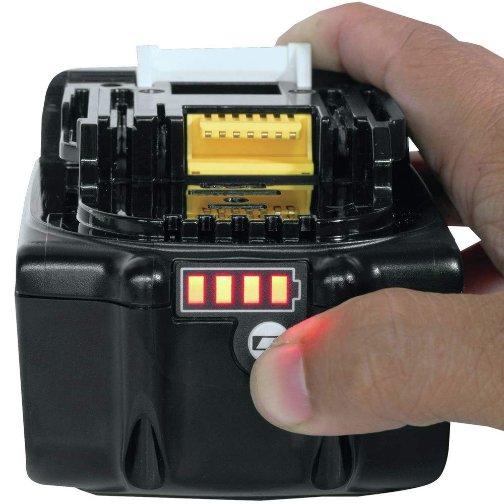 Makita BL1850BDC2X - Batería de iones de litio LXT® de 18 V y cargador óptimo rápido (5.0 Ah)