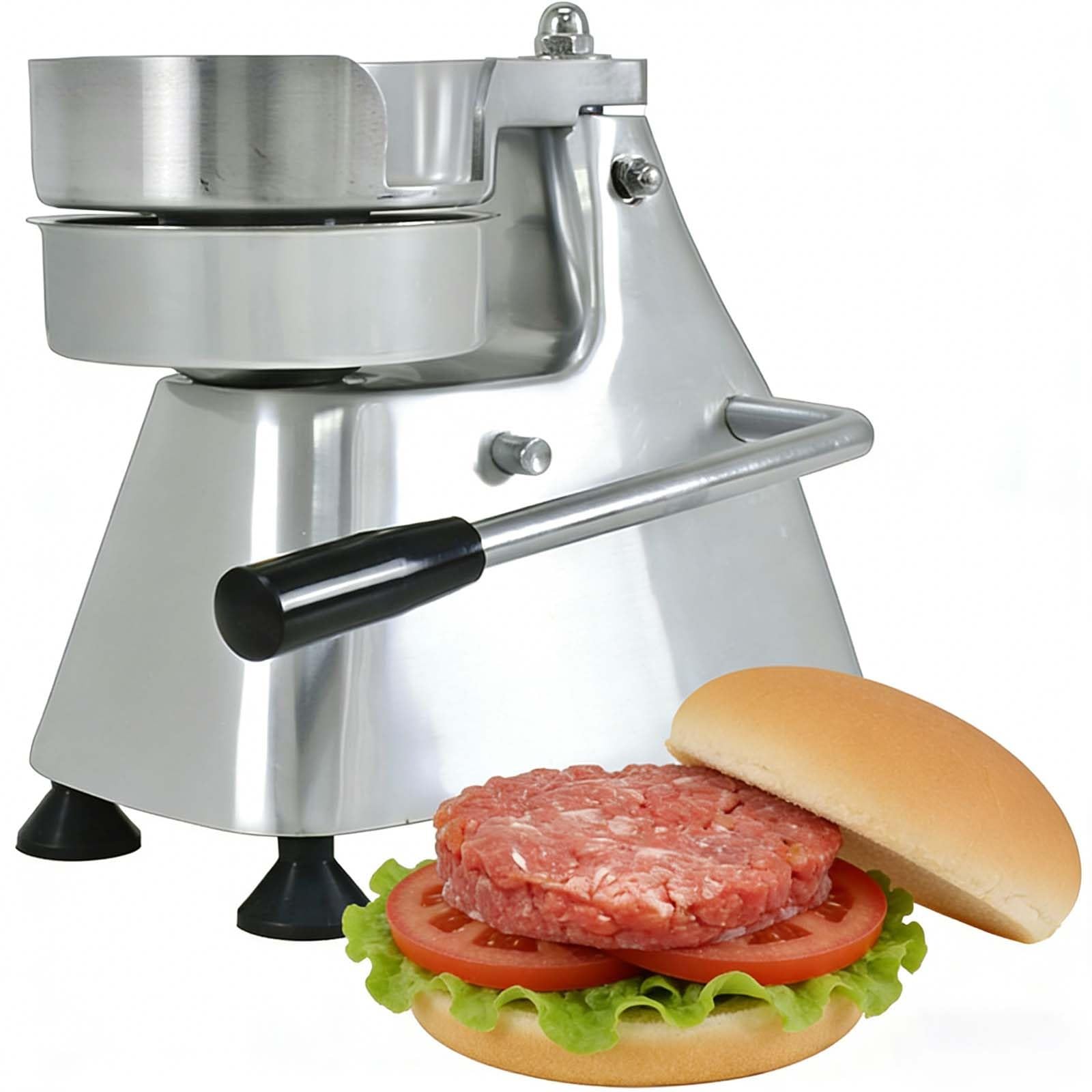 Wytrzymała Prasa Do Burgerów I Maszyna Do Formowania Burgerów, Produkuje Ponad 300 Kotletów Na Godzinę, W 3 Rozmiarach, Formy Ze Stali Nierdzewnej (4"/5"/6"), 1200 Arkuszy Papieru(100mm)