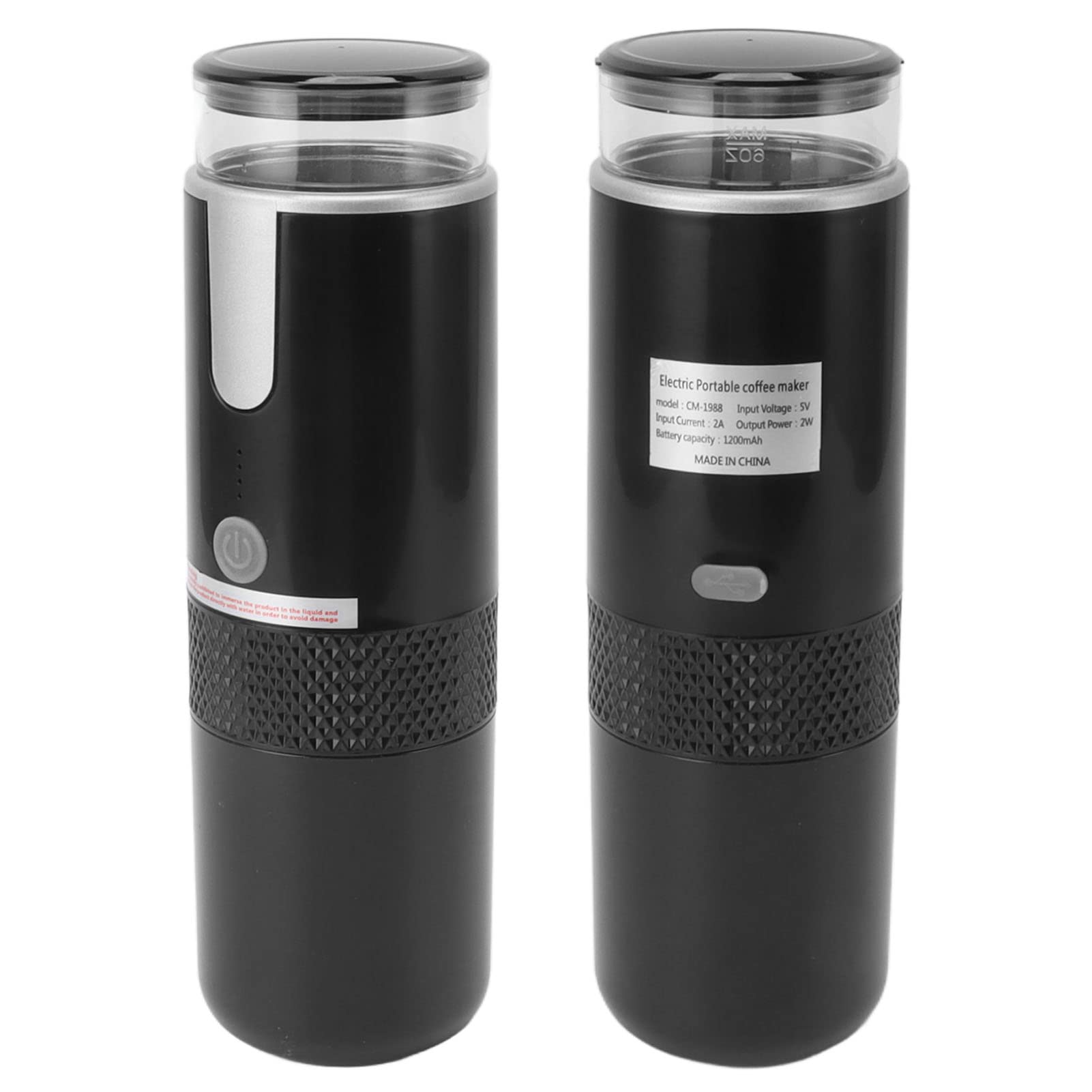 Duokon Macchina da caffè Ricaricabile Portatile per Capsule e caffè Macinato, Partner di Viaggio per Campeggio e Viaggi Aziendali, Tecnologia Capsule Non Concentrate,