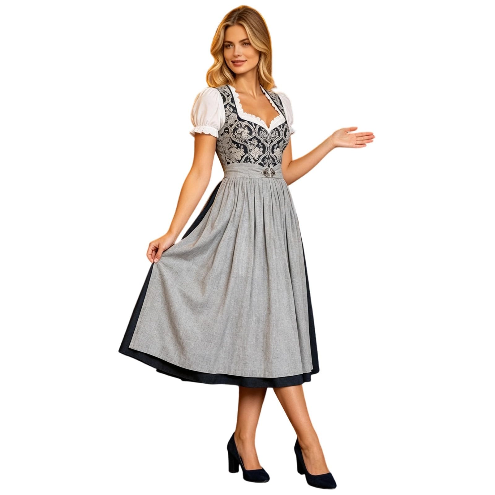 Dirndl Für Damen Samt Dirnsl Lang Dirdl Midi Trachtenrock Kaufen Generisch Schürze Dirndlschürze Dirndlkleid Kostüm Trachtenkleid 'Dirndl Gr 50 Oktoberfest Outfit Große Größen