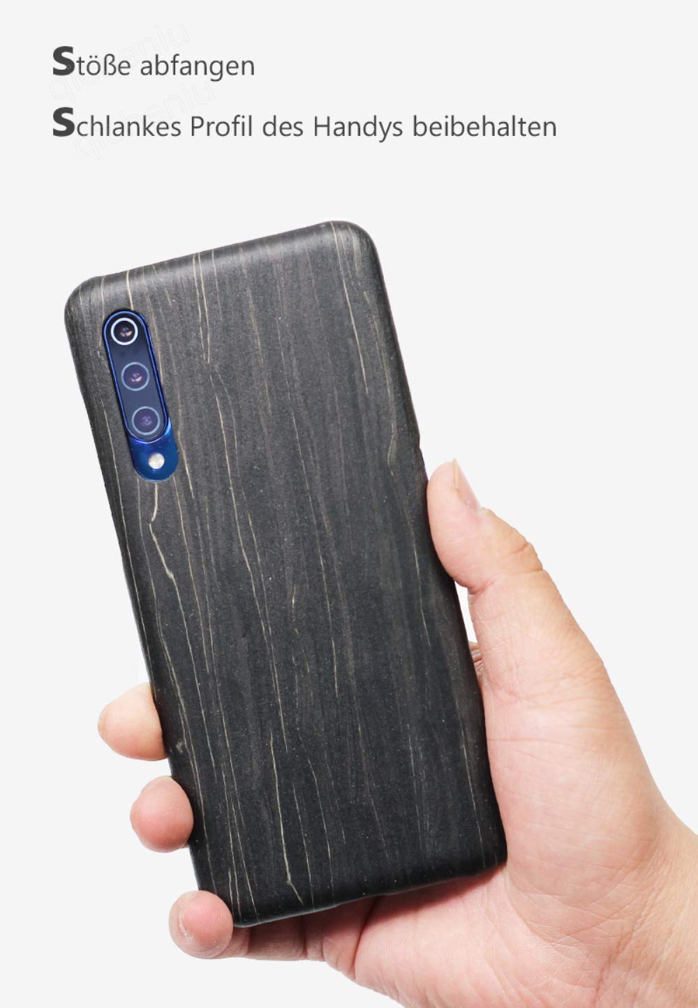 Echtholz Handyhülle Für IPhone 15 Plus – Mit Aramidkern, Ultradünn & Robust | Naturholz Design, Kugelsicher