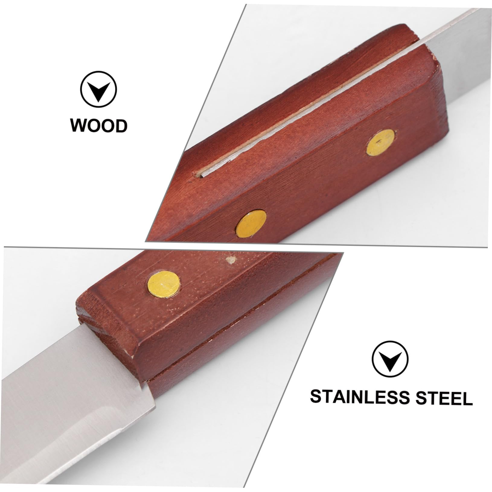 Abaodam Juego de Utensilios para Barbacoa para Camping y Fiestas Diseño Compacto, Acero Inoxidable y Madera, Incluye Delantal y Bolsa de Almacenamiento
