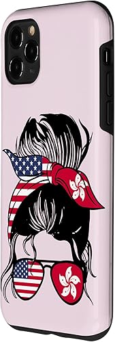 Vista 26 de Funda para iPhone 11 Pro Half Hong Kong Half American Mix Hong Kong Roots