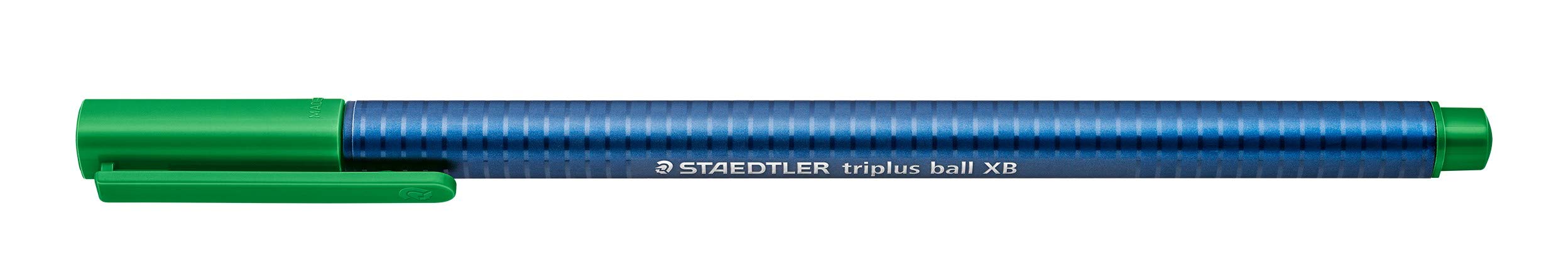 Staedtler Triplus Ball Pen 437Xb Extra Broad - Pack of 10 / Green - Refillable Ballpoint Pen