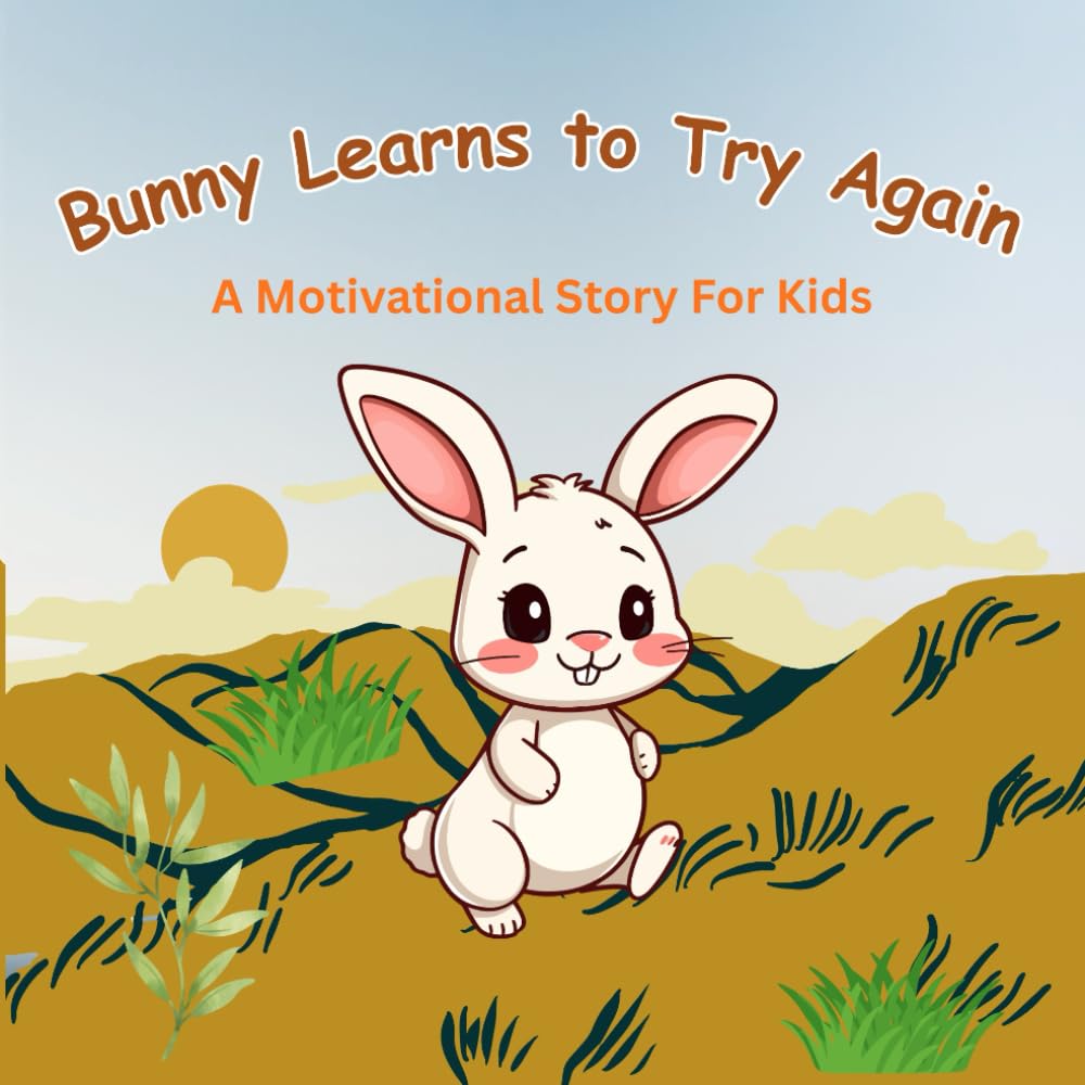 Bunny Learns to Try Again: A Motivational Story for Kids