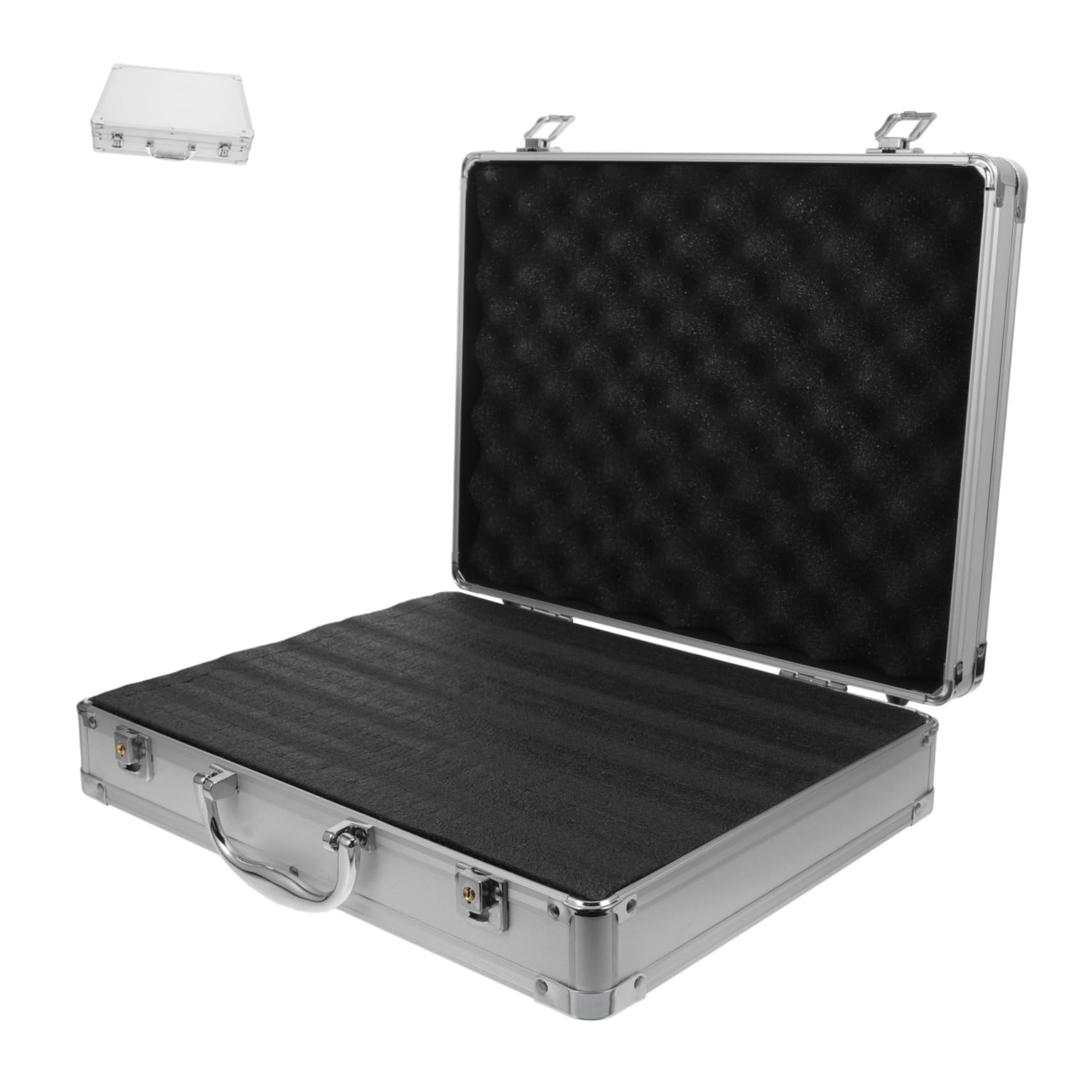 SHINEOFI Maletín de Aleación de Aluminio Portátil, Caja de Herramientas