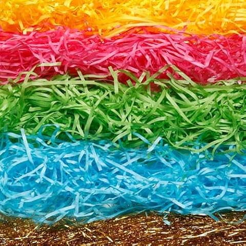 ENOCENT Colourful Shredded Tissue Paper Filler Cover