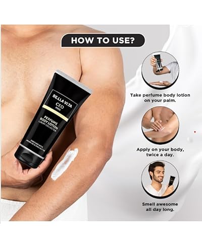 Miniatura 4 de Bel..la Vita Luxury Intense CEO - Loción corporal para piel nutritiva, hidratante, suave, flexible y saludable con aceite de argán y manteca de