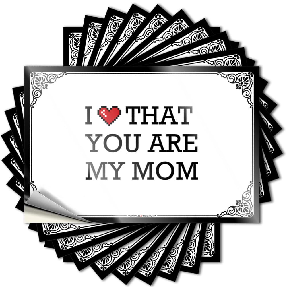 Bumper Bath Sets Easy Apply | I Love that You are My Mom Sweet Cover Peel and Stick(8X12CM)