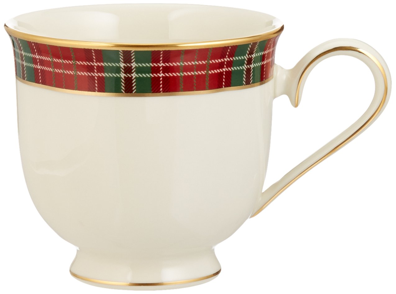 Lenox Winter Greetings Plaid Cup