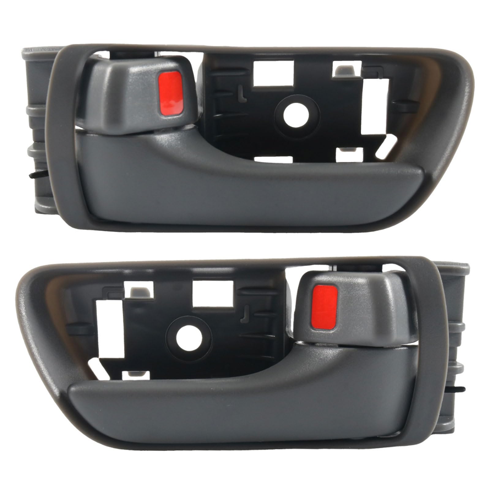 Hsioluted 1 Pair Car Interior Door Handles With Button Abs Inner Door Pull Handle 69206-Ae010 69205-Ae010 For Vehicle Abs Car Handle