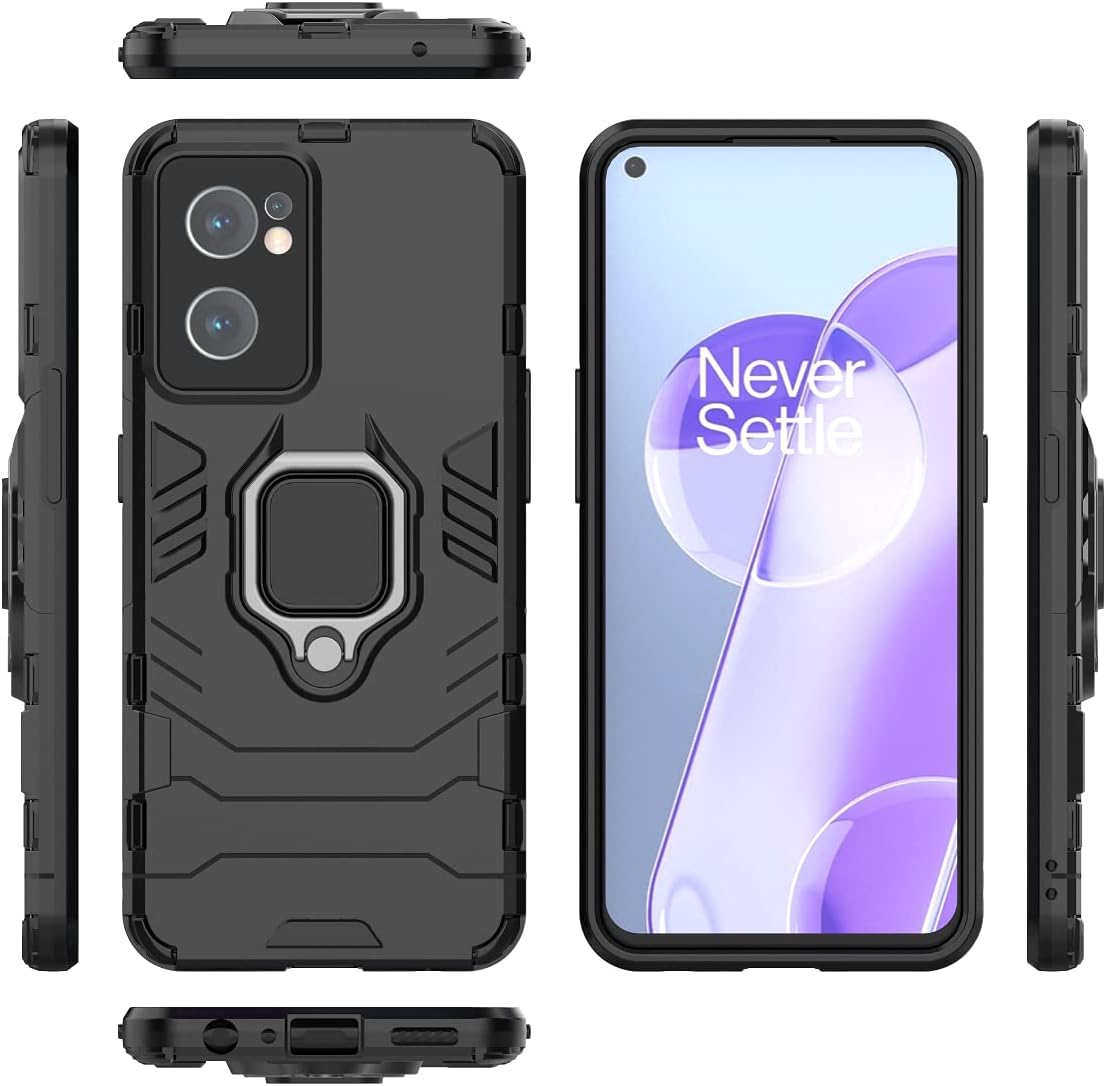 Case for OnePlus Nord CE 2 5G Case Cover,Magnetic Car Mount Bracket Shell Case for 1+ Nord CE 2 5G Case Black