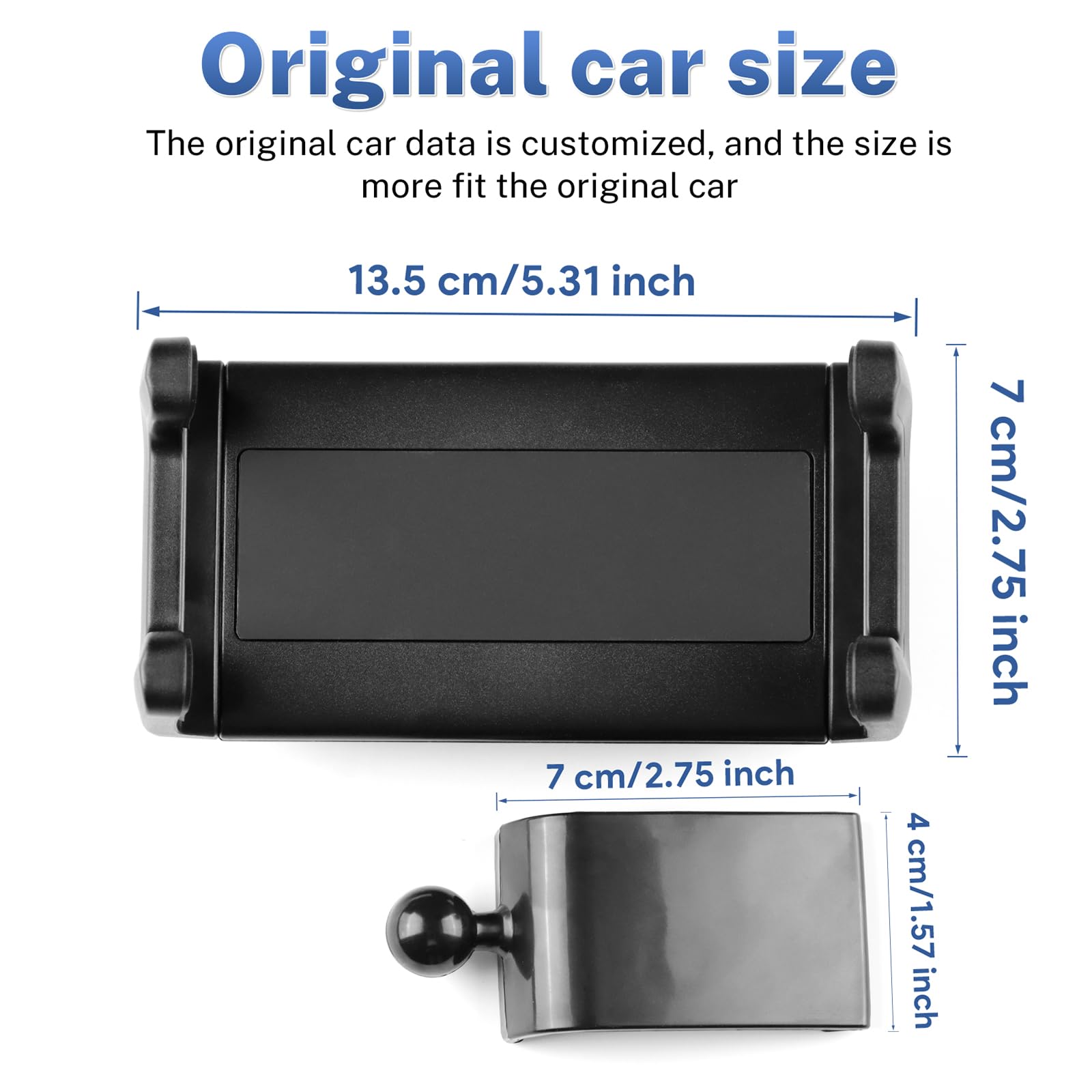 KUNGKIC Support de tablette de voiture pour BYD Atto 3 2022-2024 - Support de téléphone portable extensible universel - Rotation à 360° - Support d'appui-tête