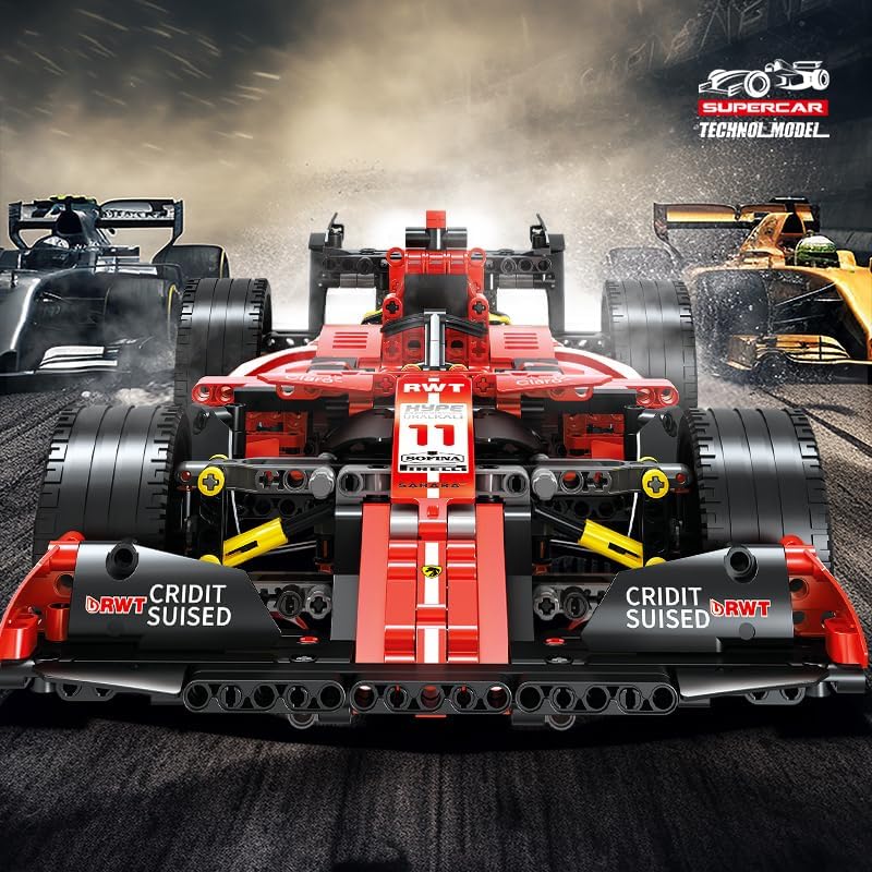 Close-up of the rear engine and exhaust system of the XIU AM24 Formula 1 Racing Car