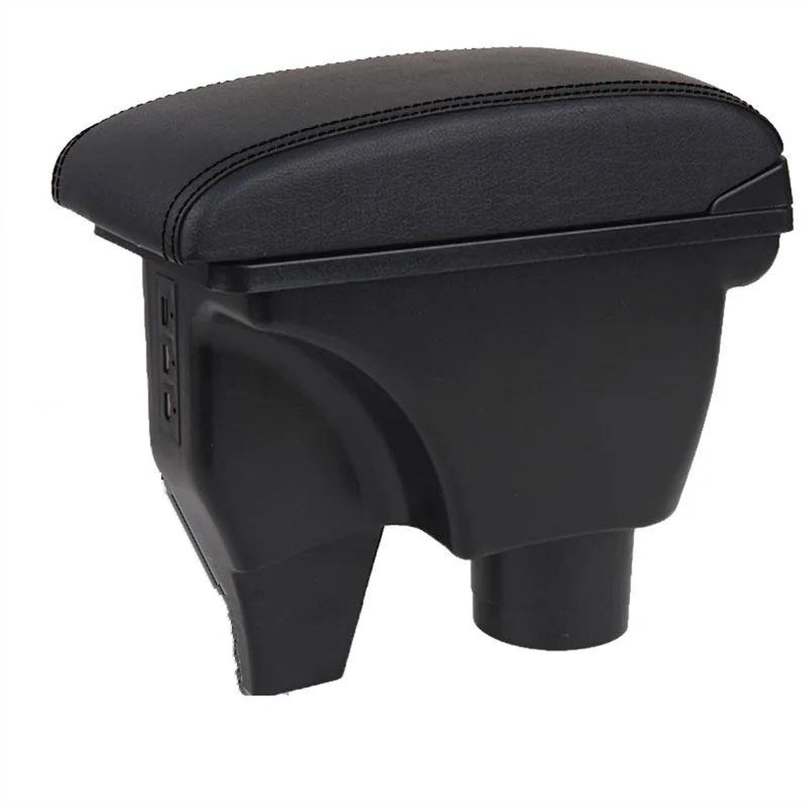 NOHEEU Car Armrest Box Accessories Interior Parts Details Storage Retrofit For Yaris For Vitz(A2 Black line)