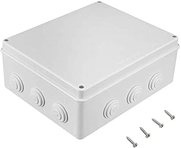 Eshiled Waterproof ABSJunction Box for CCTV Cameras IP65 Size 150 X 200