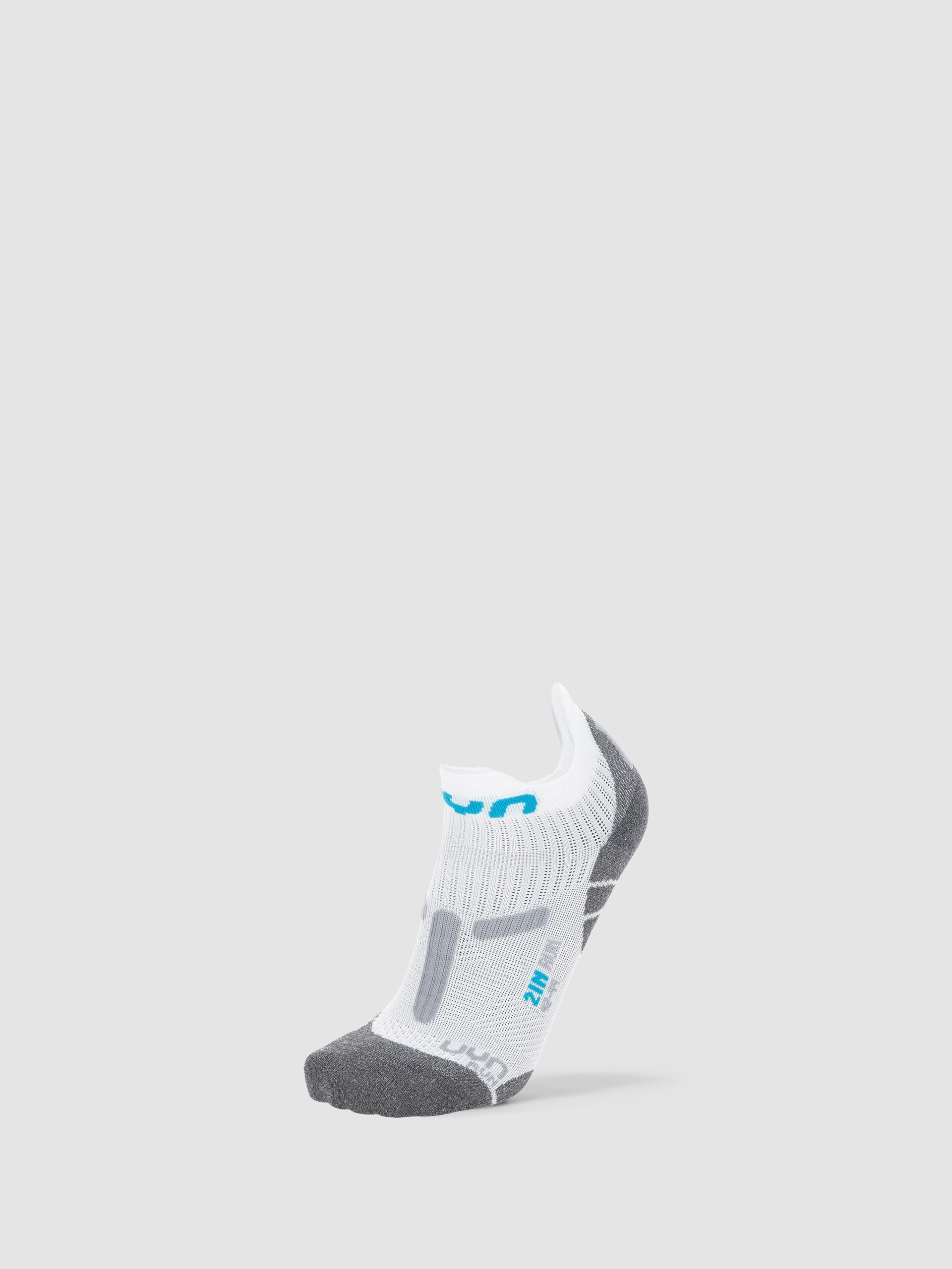 UYN S100223 RUN 2IN Socks Men's White/gray 44