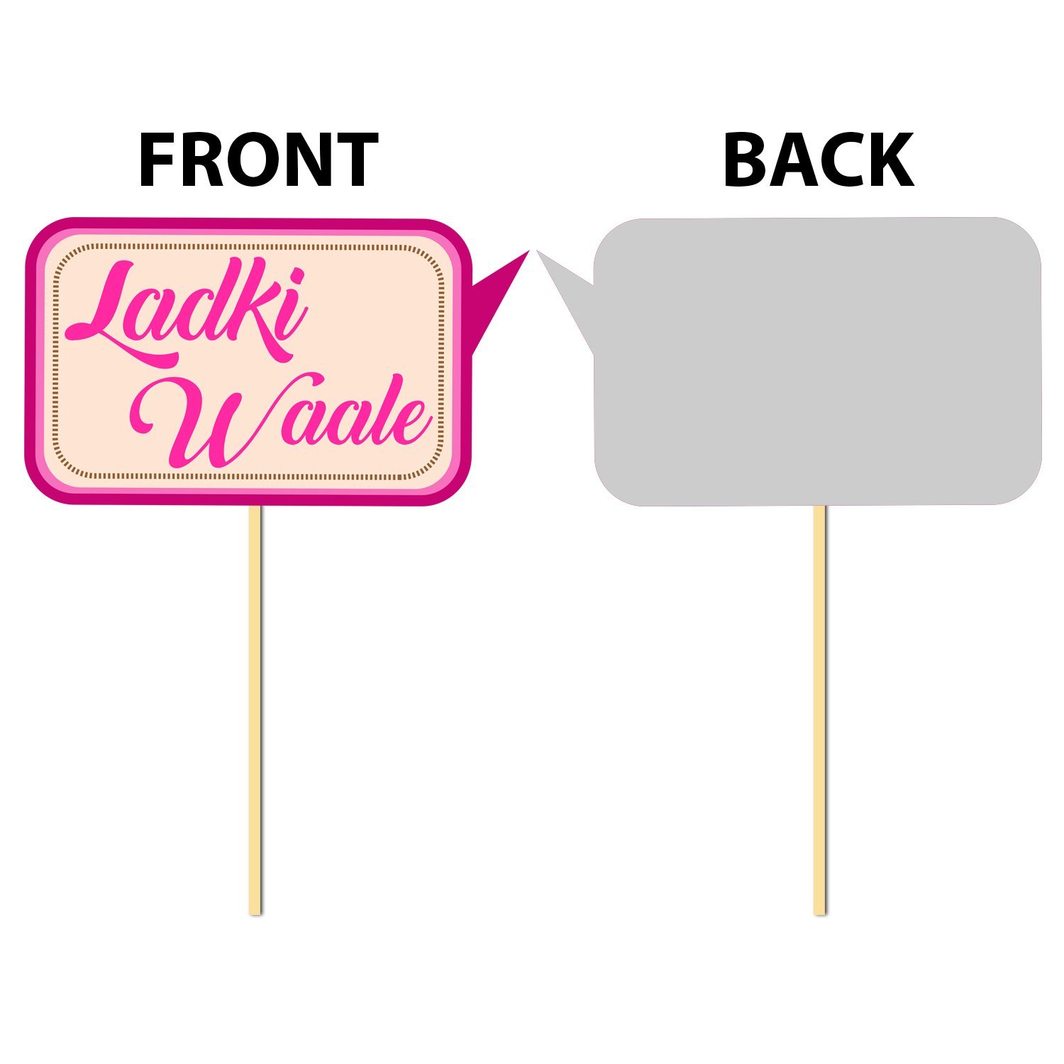 Hochzeit Photo Booth/Mehandi Requisiten/Sangeet Requisiten/Bachelorette Requisiten
