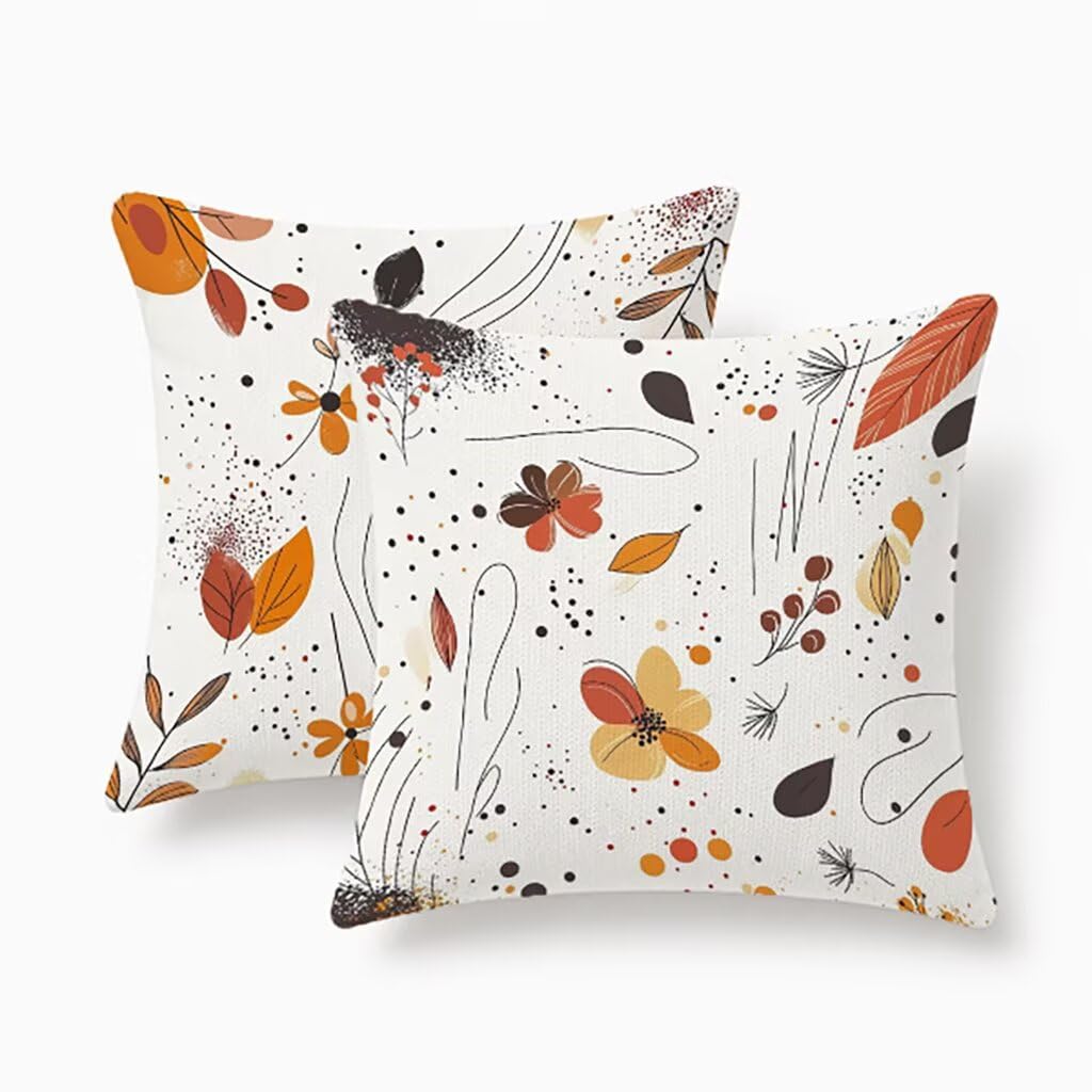 Coussin extérieur impérméable 50x50cm lot de 2 effet lin blanc de qualité