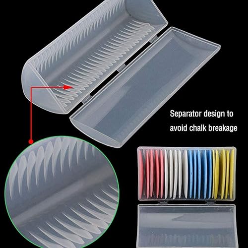 Miniatura 4 de Marcadores de tela triangulares de tiza para sastres profesionales eficientes|Accesorios y suministros de costura (20)