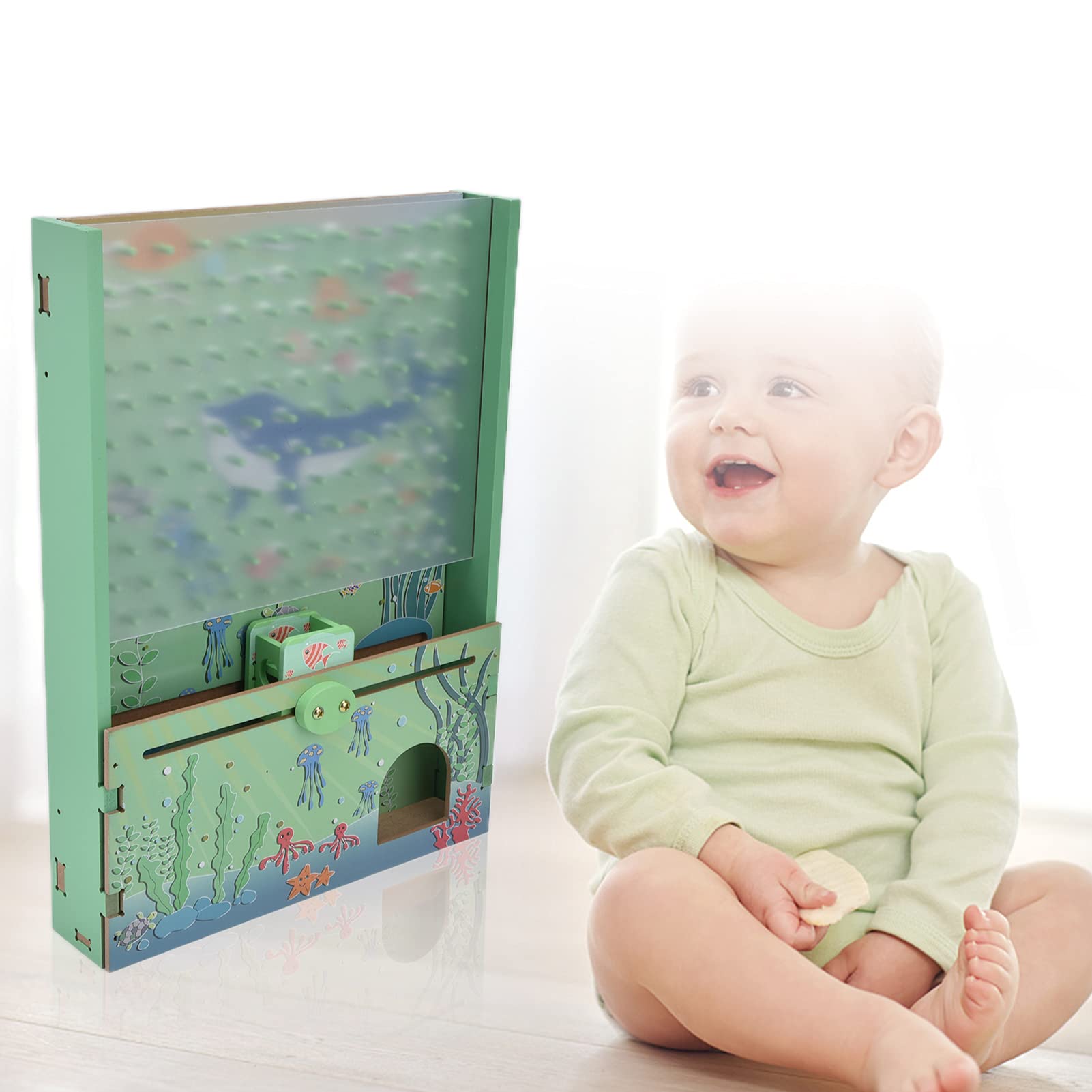Jeu de Flipper de Table Ensemble de Jouets éducatifs interactifs Parent-Enfant Exercice de Concentration et capacité Pratique pour Salle de Jeux pour Tout-Petits matériau en Bois