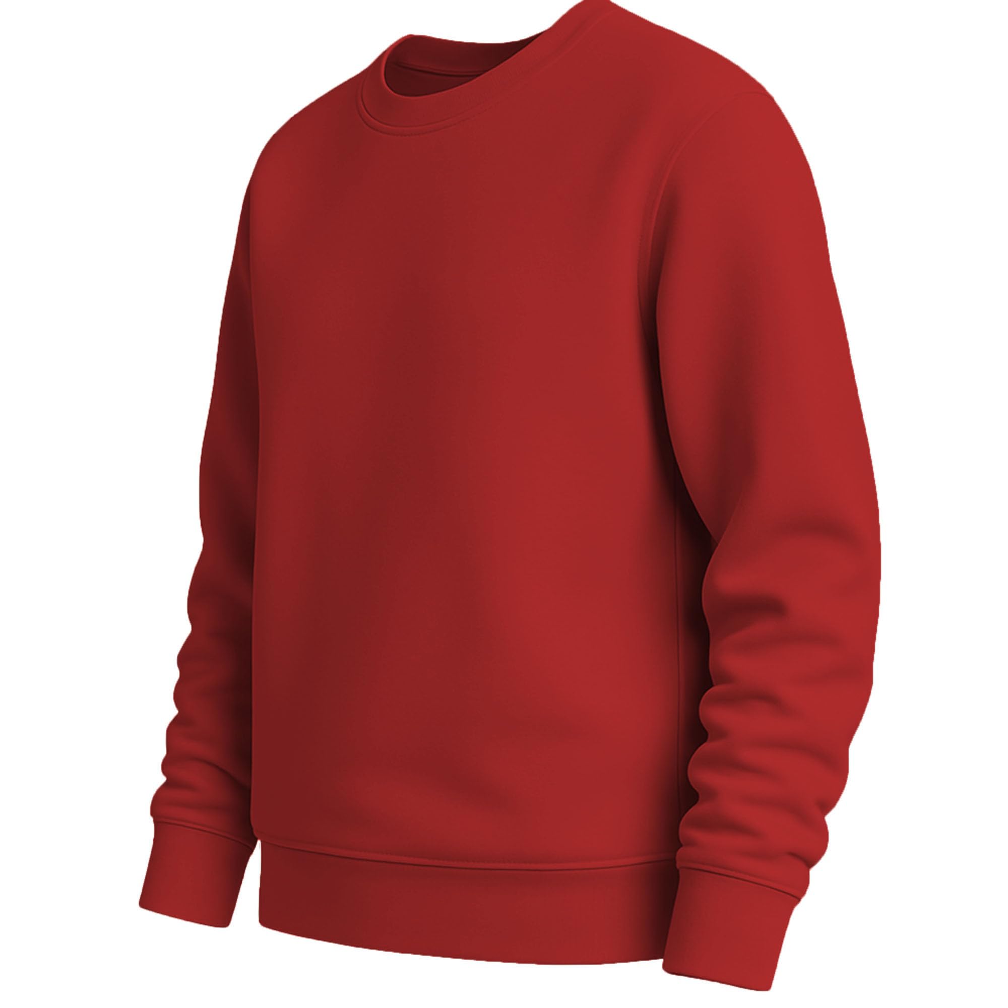 AD2CART Girl’s Fleece Stretchable Full Sleeves Sweatshirt Regular Fit Round Neck Casual Winterwear for Kids and Girls FBA_NAG4 7800 34 RED 1