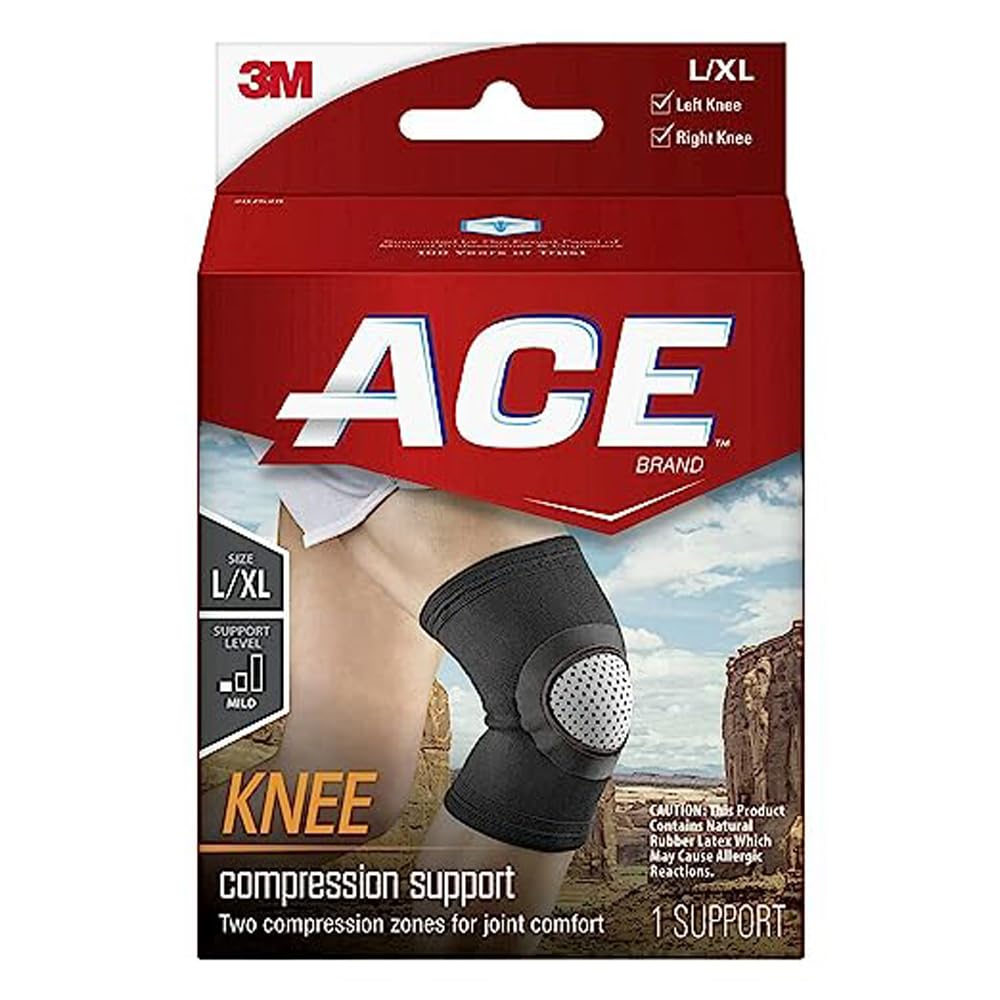 ACECompression Knee Support LG/XL 1 Each (Pack of 2)