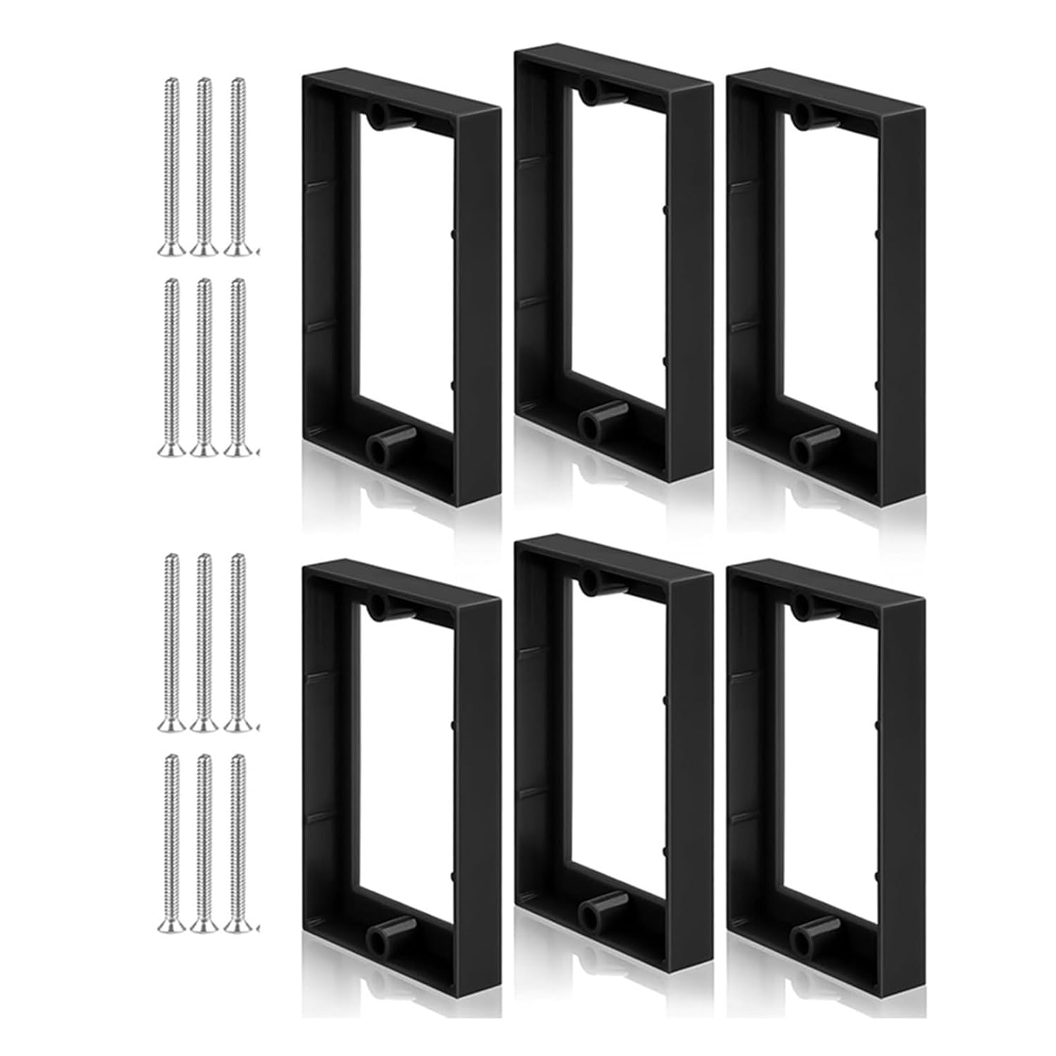 Outlet Box Extender Outlet Box Extender 6pcs Socket Power Simple Install Plastic