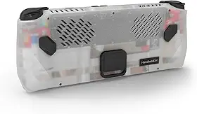 Cooler Case para ROG Ally, Placa Traseira, Gerenciamento de Calor, Suporte Dobrável e Placa de Nome Personalizável (Translúcido)