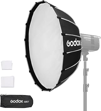 Godox S85T Softbox 33.5"/85cm Bowens Mount with Diffuser Compact