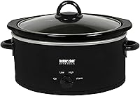 Vista 2 de Better Chef Olla de cocción lenta ovalada 3 cuartos de galón 3 ajustes de temperatura Asas laterales Tapa de vidrio Inserto de cerámica
