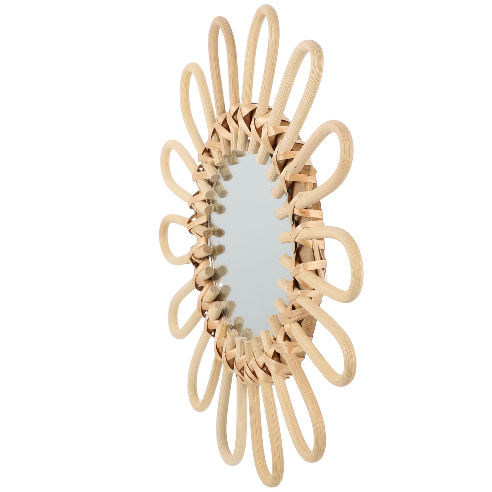 Miroir en osier scandinave pour illuminer votre salon et entrée