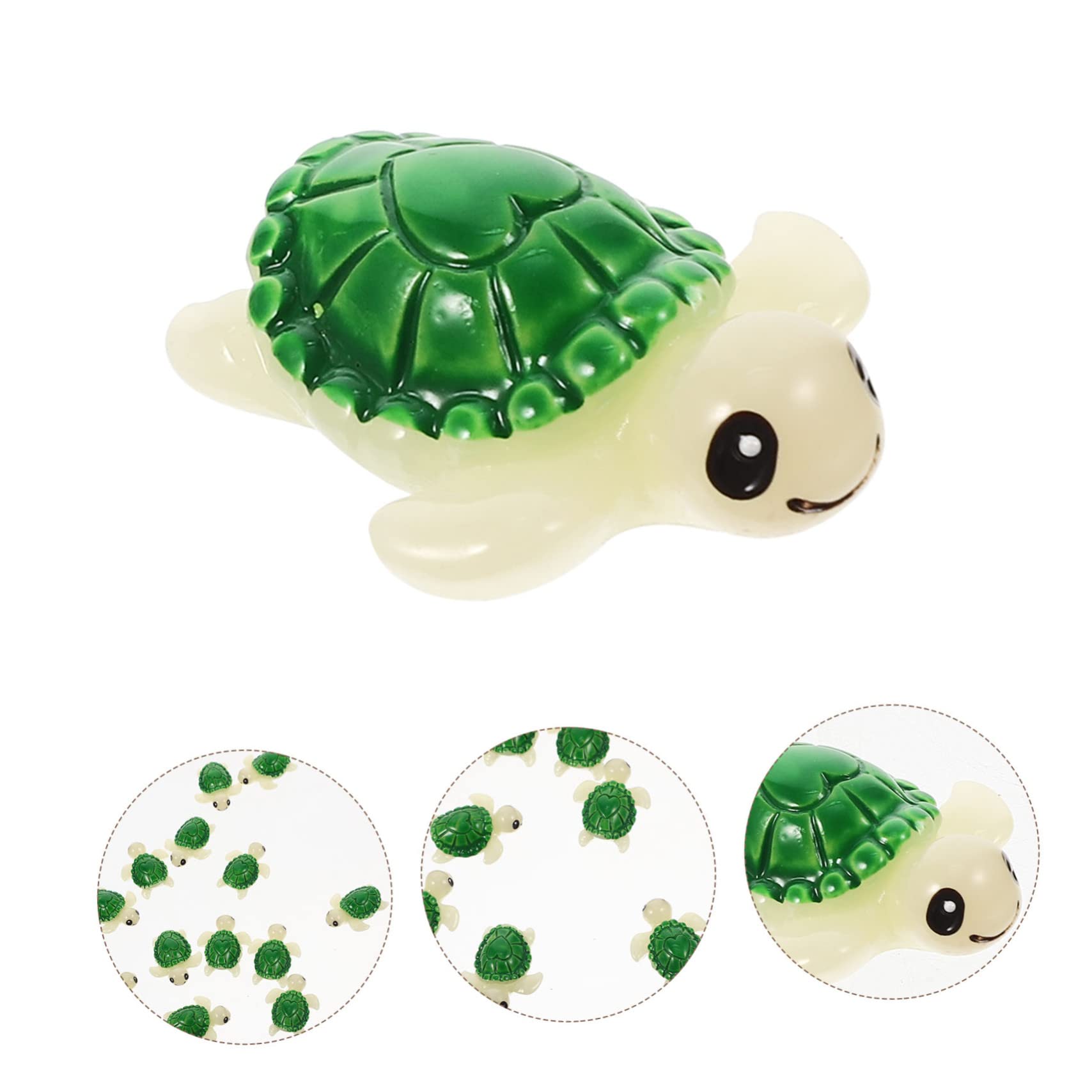 Yardwe 24 Mini-Schildkröten Figuren – Meeresschildkröten Aus Harz, Deko Für Garten & Wohnung