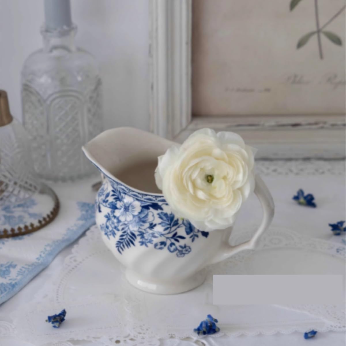 Saucenkanne Retro Floral Kaffee Milch Krug Honig Tasse Saft Eimer Hause Sauciere Geschirr