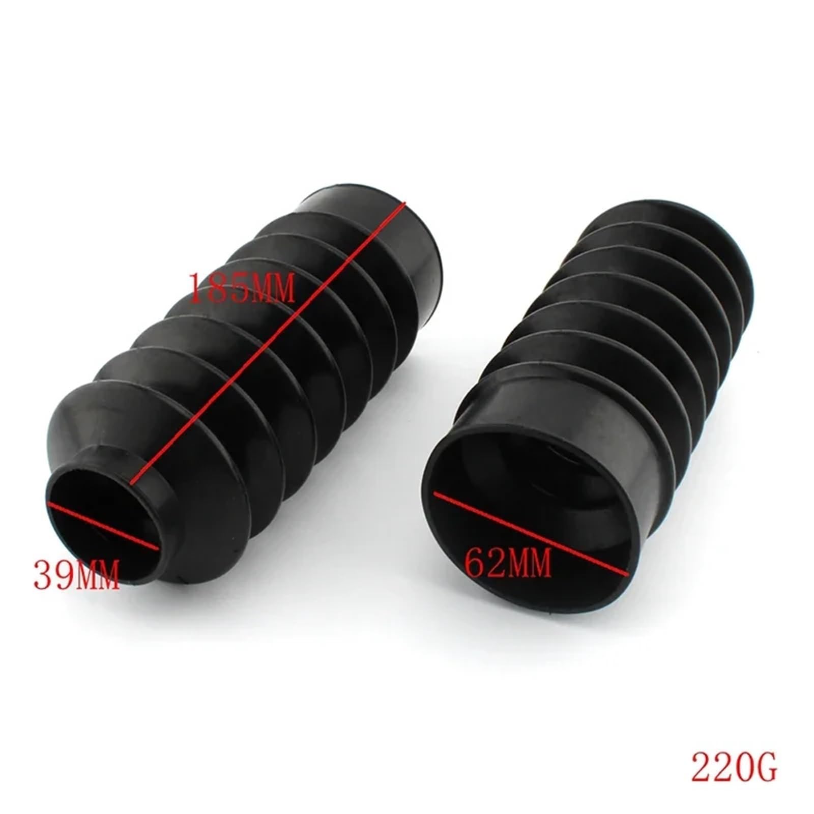 Motorrad Gabel 1 paar Motorrad Gummi Gabel Abdeckung Gamaschen Gators Stiefel Schock Staub Schutz 39mm Fit Für Harley FXD XL SPORTSTER