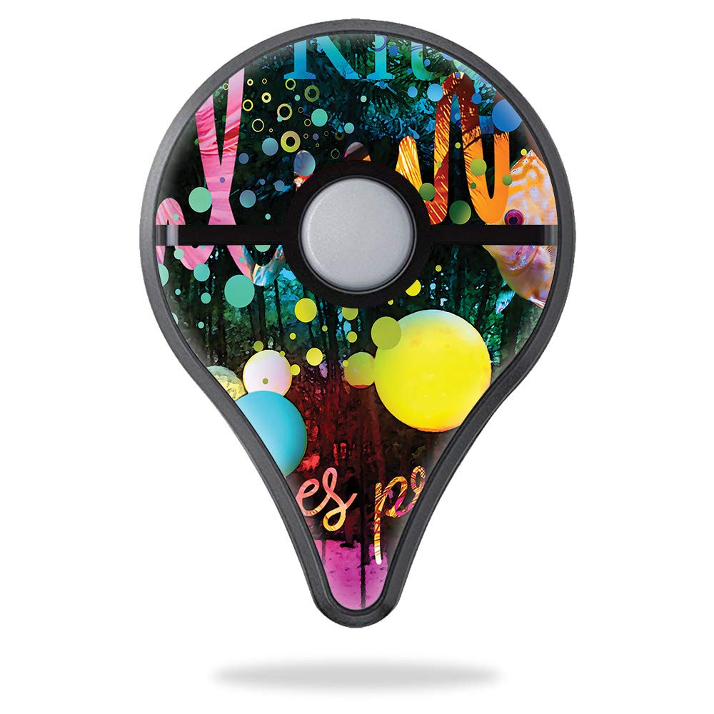 50 Shades Of Blue Geometric Triangles Pokémon GO Plus Vinyl Protective - Foto 8