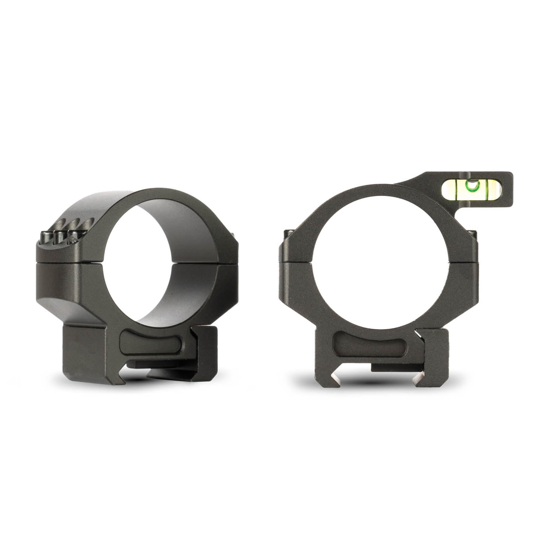 Monstrum Challenger 30mm Picatinny Scope Rings with Integrated Level Bubble