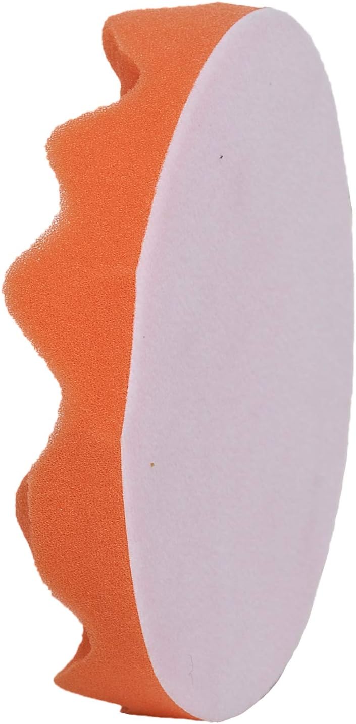 HIFROM 7"/180mm Polishing Buffing Pad Auto Car Drill Polisher Buffer Sponge Pads Set M14 Drill Adapter with Shank, Car Foam Drill Polishing Pad Kit (Set of 16)