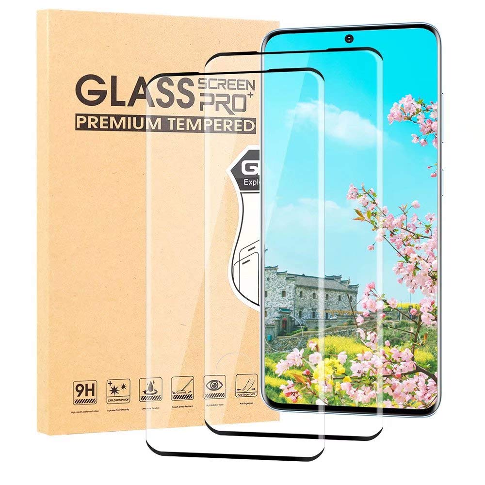2 Pack Galaxy S20 Plus Screen Protector，[9H Hardness] HD [Case Friendly] [Self Healing], Easy Bubble-Free, Compatible with Samsung Galaxy S20 Plus