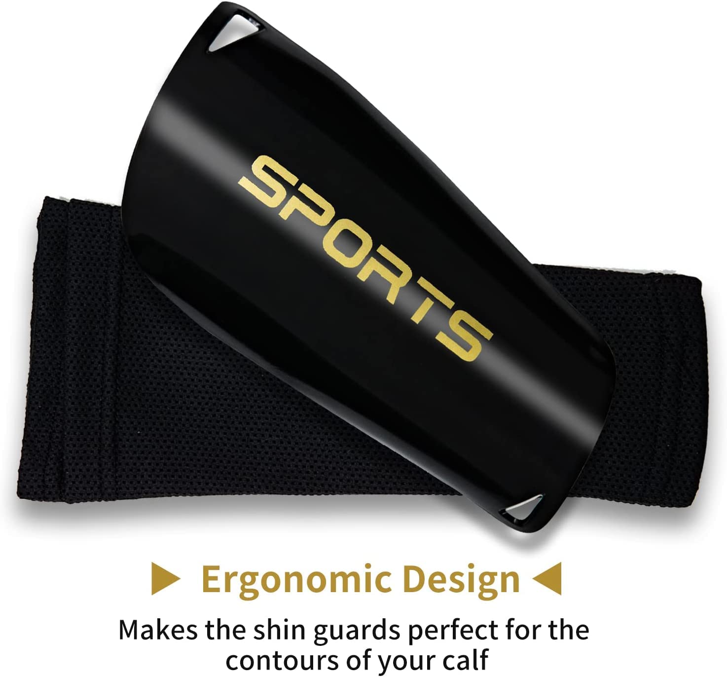 Espinilleras de Fútbol con Calcetines Antideslizantes - Protección Ergonómica para Todos los Edades