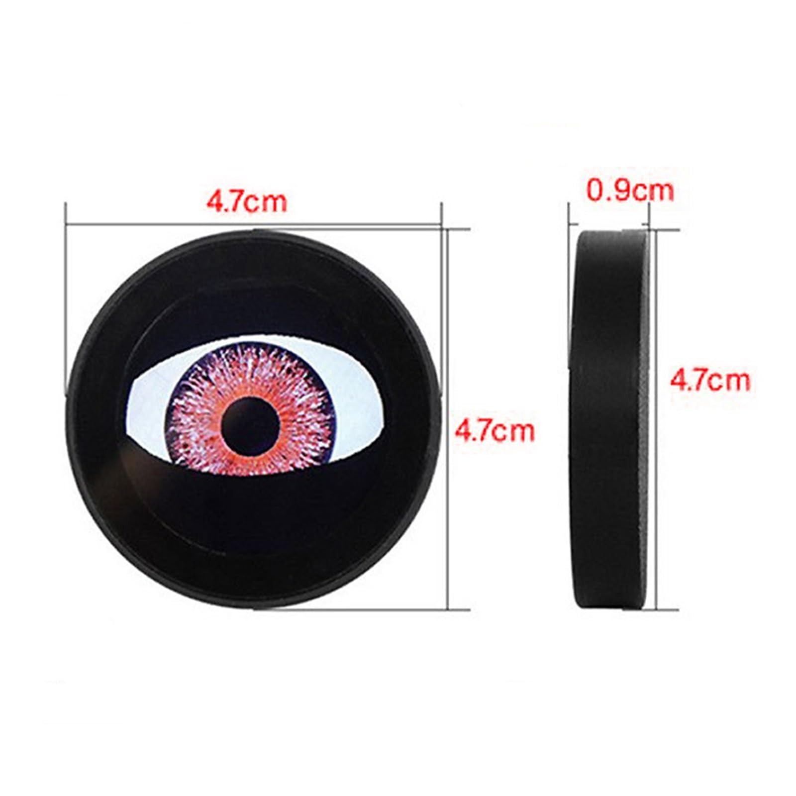 Faro Moto Fari Per Moto Devil Eye LED Fendinebbia | 1 paio di fari per moto Devil Eye, decorazione fantastica gruppo luci a LED dinamico modificato