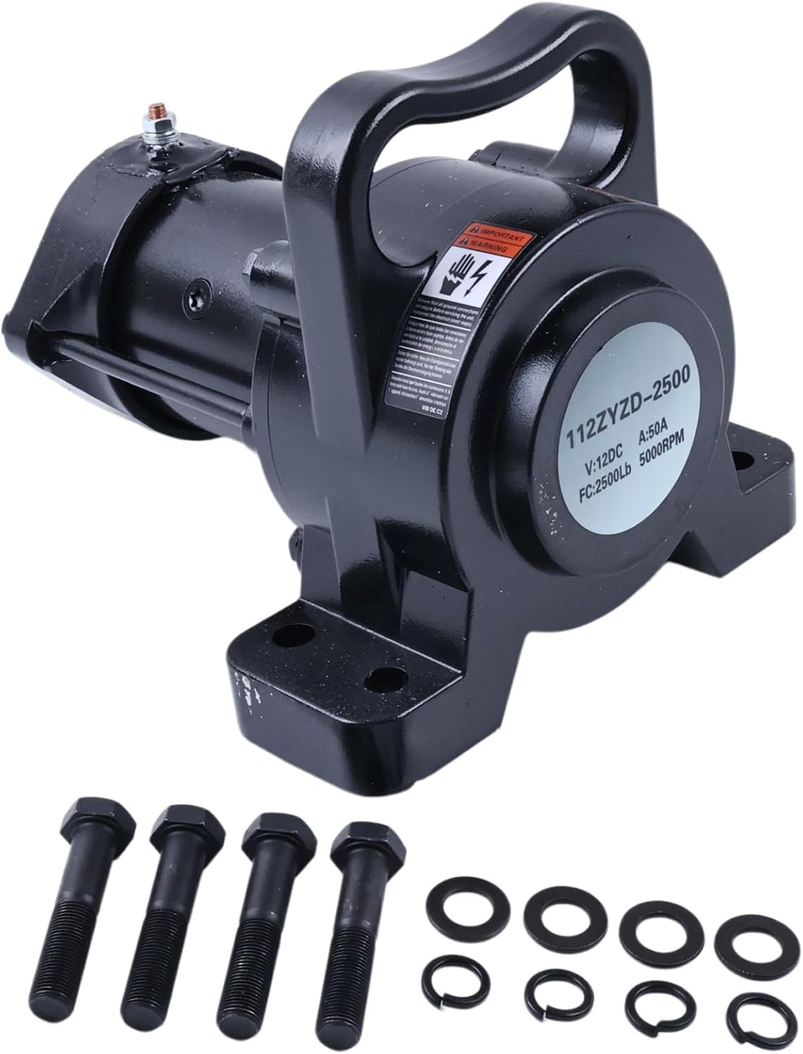 Truck Dump Body Vibrator Motor DBV25001 DC2500 Compatible with Buyers Snow Plows Salt Sand Spreaders for Shaking Out Excess Material in Truck Bed