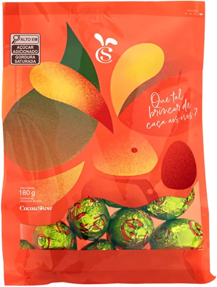 Pack Mini Ovinhos de Páscoa Cacau Magia 180g