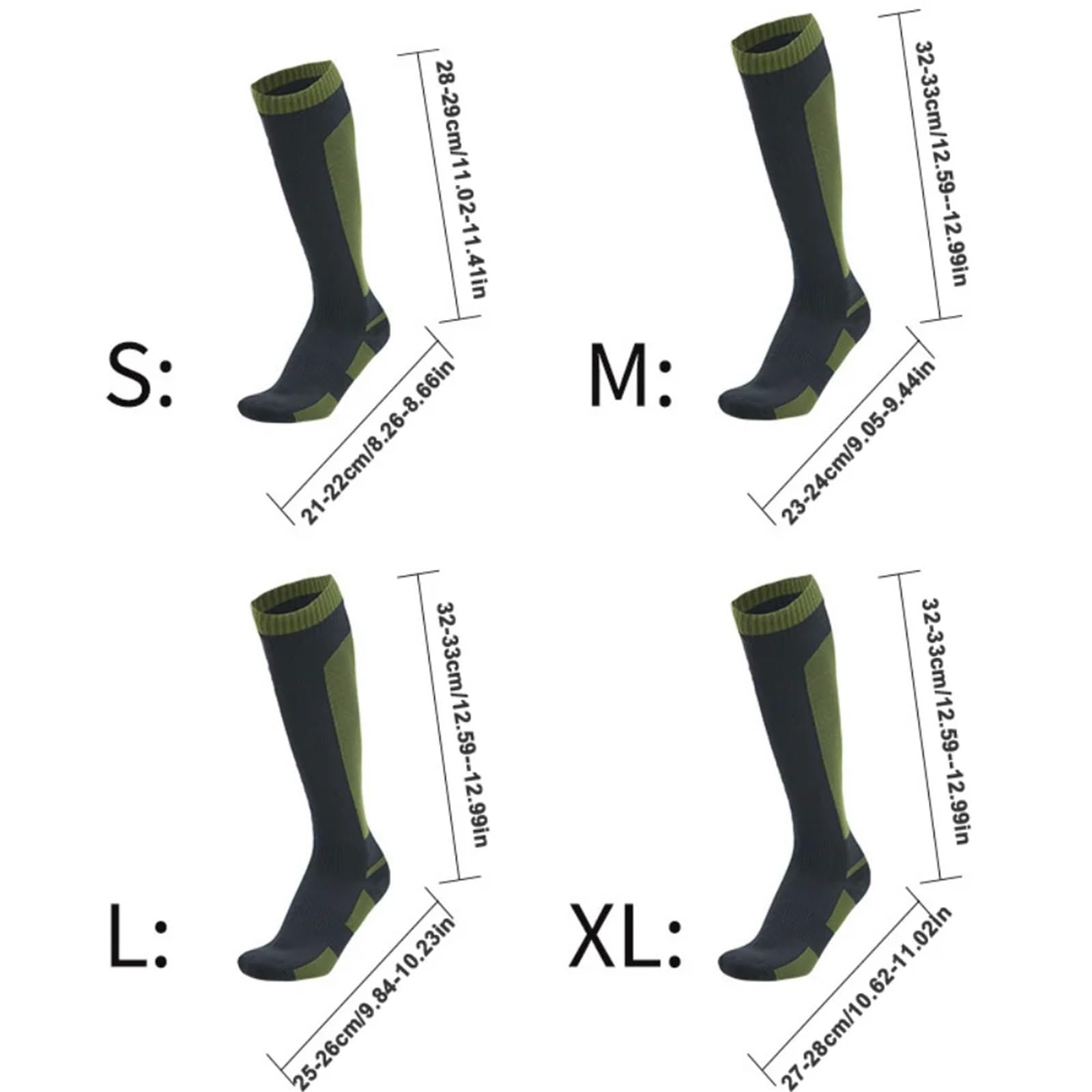 Calzini impermeabili, spessi, antiusura, caldi, da alpinismo, lunghi, tubolari, antisudore, con fondo in asciugamano, calzini sci Per Escursionismo, Ciclismo