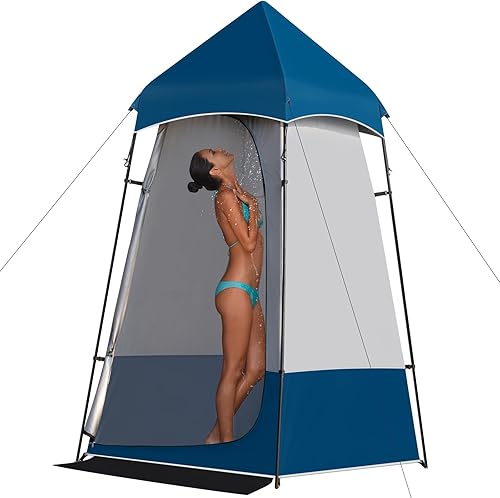 Miniatura 8 de Leader Accessories Tienda de ducha portátil de 6.9 pies para camping, vestuario al aire libre, tienda de privacidad para camping, inodoro, ducha